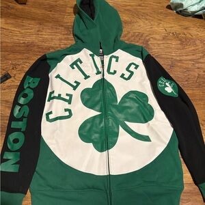 NBA Youth Green and Black Jacket